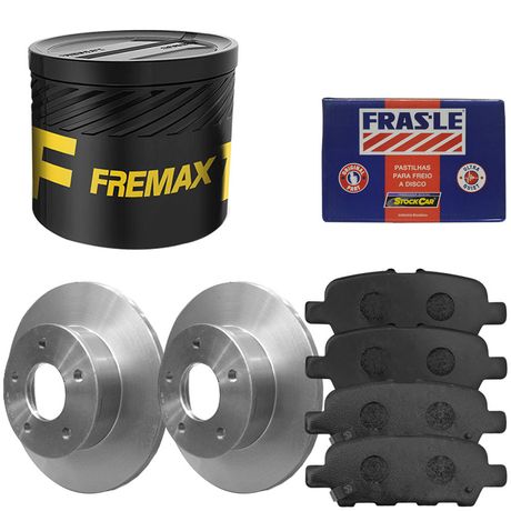 Kit Pastilha Disco Traseiro Solido Sentra 2 0 2016 2020 Fremax Fras Le