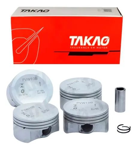 Kit Pistao 0 50 Fox Gol Voyage 1 0 8V 2008 2015 Takao PVW10B