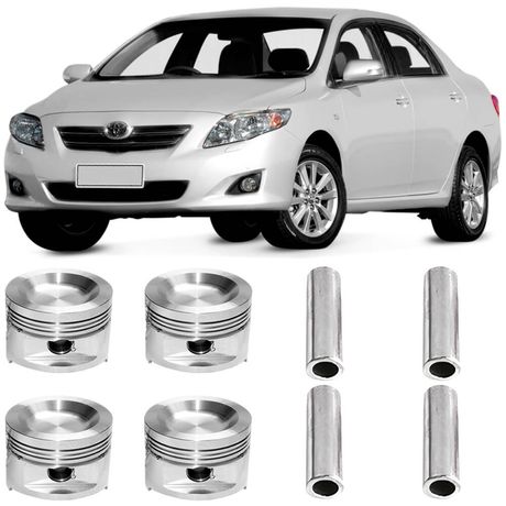 Kit Pistao 0 50 Toyota Corolla 1 6 16V 2003 2009 PTO16C Takao