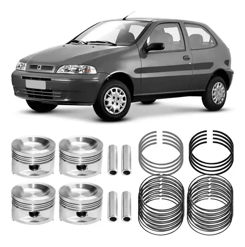Kit Pistao Aneis 0 40 Palio Fire 1 0 2001 2005 Gasolina