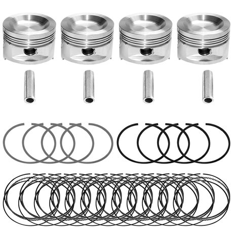Kit Pistao Aneis Std Fiat Fiorino Uno 1 0 90 2001 Gasolina Metal Leve SPA1792