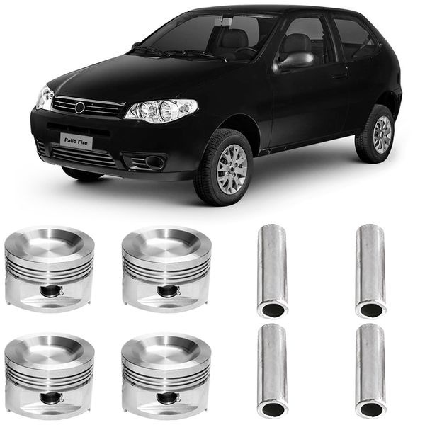 Kit Pistao Std Fiat Palio Siena 1 0 8V 2009 2017 PFI10F Takao