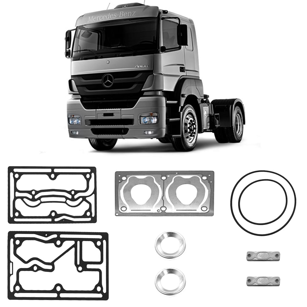 Kit Reparo Compressor Ar Mb Axor 2036 2644 O500 Om 457 La Wabco