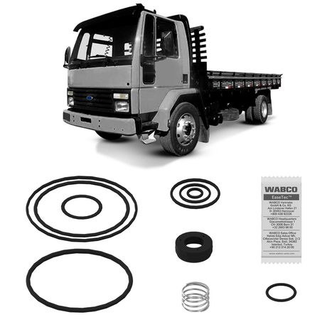 Kit Reparo Valvula Relé Freio Ford Cargo 1215 1317 1717 Wabco 9730110002 9730110002, 1215, 1317, 1717