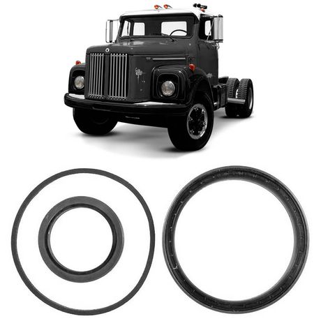 Kit Retentor Roda Scania 114 94 R 114 T 124 81 2008 Traseiro Corteco