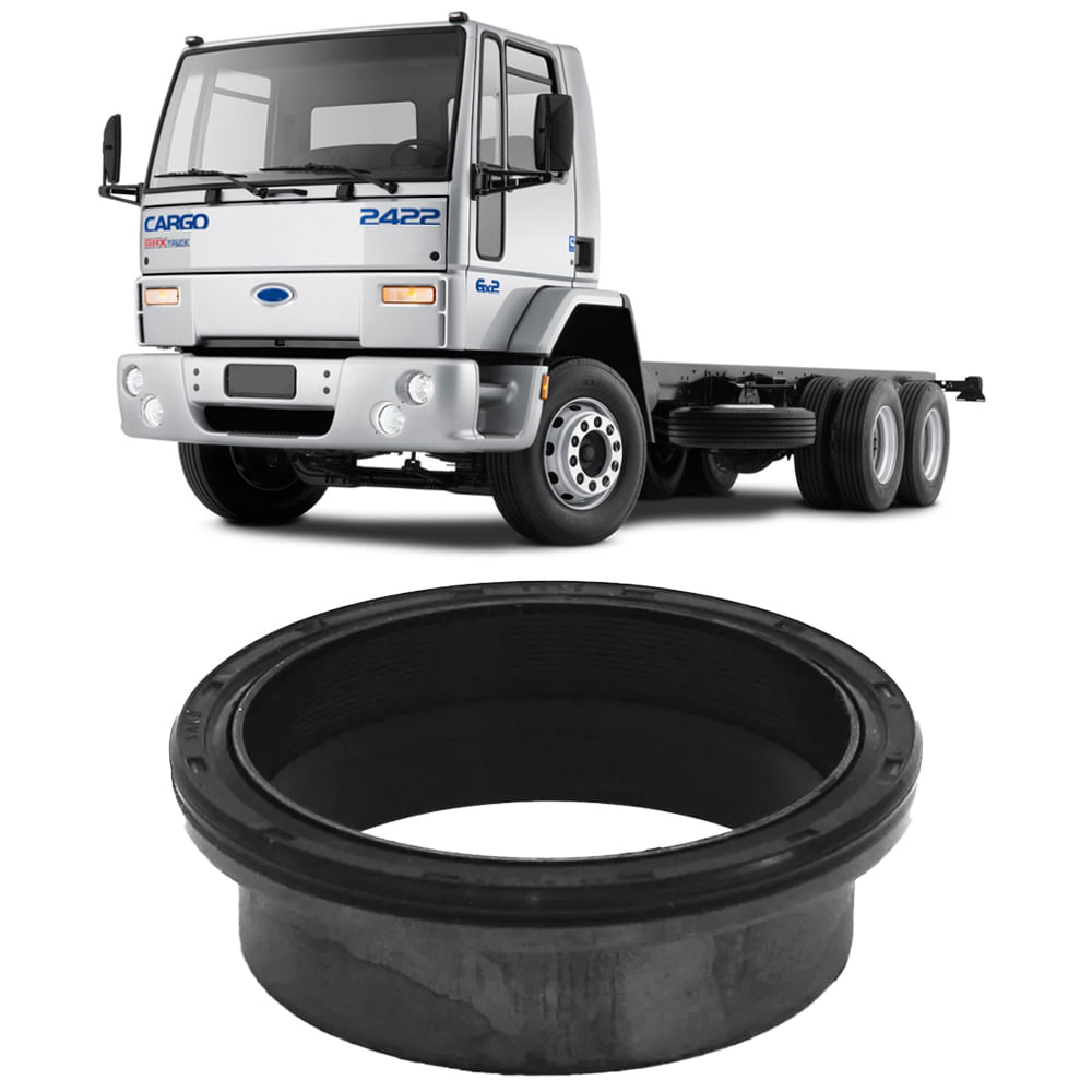 Kit Retentor Virabrequim Dianteiro Ford Cargo C 2422 C 2425 C 4030 Sabó 05604KIT 05604KIT, 2422, 2425