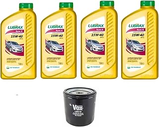 Kit Revisao Óleo 15W40 Lubrax Filtros Wega Prisma 1 0 1 4 8V Flex 2009 2012