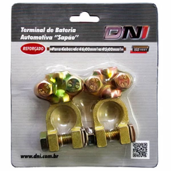 Kit Terminal Bateria Sapao Chave Comutadora DNI7571