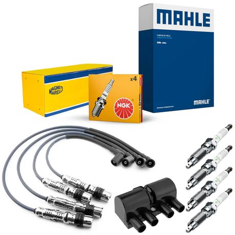Kit Vela Cabo Bobina Gm Celta 1 0 1 4 8V MPFI 2000 2006 Gasolina