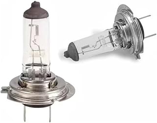 Lâmpadas H7 Standard para Farol Automotivo, 12V 55W, Base Px26d, Luz Amarela, Pack com 2 Unidades
