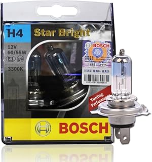 Par Lampada Farol Veiculo Luz Alta Baixa H4 12v 60 55w Bosch