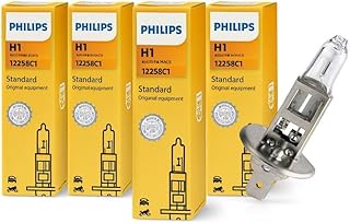Kit 2 Lâmpadas H1 Farol Alto Baixo Neblina Philips Standard 12V 55W