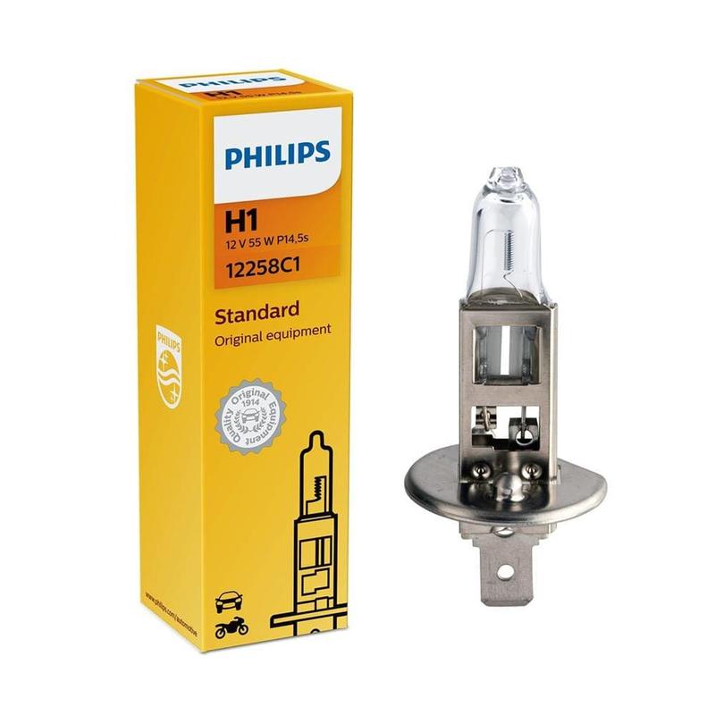 Lâmpada Philips Standard 55W 12V H1 Iodo P14 5S Farol