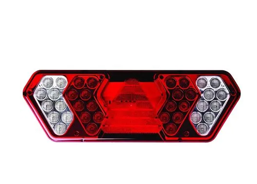 Lanterna Traseira LED Carreta Guerra 24V Motorista Iva L3136