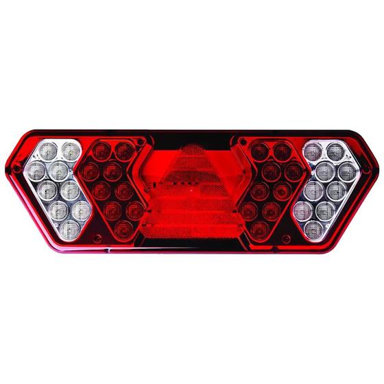 Lanterna Traseira LED Carreta Guerra 24V Passageiro Iva L3135