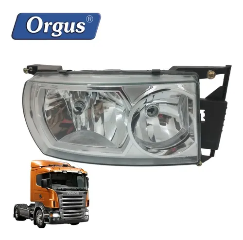 Lente Farol Passageiro Scania R 500 2009 2011 Orgus 5I126