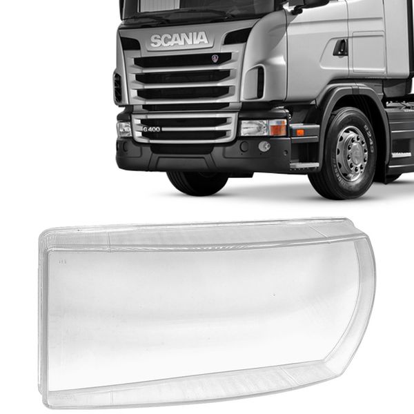 Lente Farol Scania Serie 5 Pgr 2009 2013 Acrilico Nino