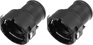 Mangueira conector de radiador inferior compatível com Hyundai Tucson 2016-2021, plástico durável preto interno, 2 peças