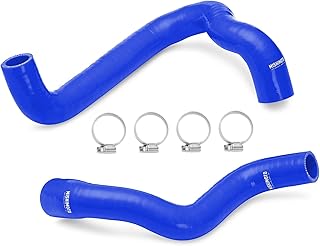 Mishimoto MMHOSE-FIST-14BL Kit de mangueira de radiador de silicone compatível com Ford Fiesta ST 2014-2018 Azul