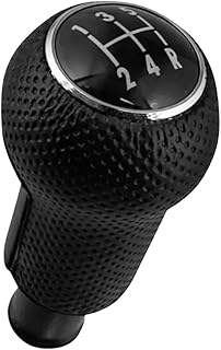 Bola de Câmbio Manopla Modelo Golf Gol Parati Saveiro G3 Preto Anel Cromado Ré para Trás 5 Marchas