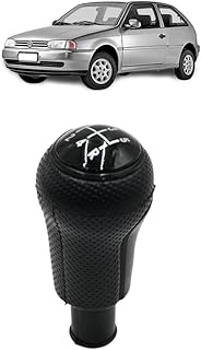 Manopla Bola de Câmbio Gol - Ré Trás - Aro Preto