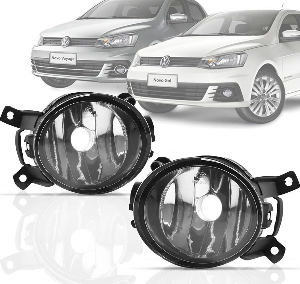 Moldura Farol Auxiliar Le VW Gol Voyage 2015 2018 Esquerdo