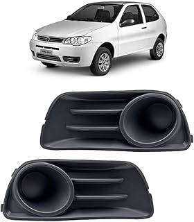 Moldura Farol Milha Direito Passageiro Fiat Palio Siena Metalizado Orgus