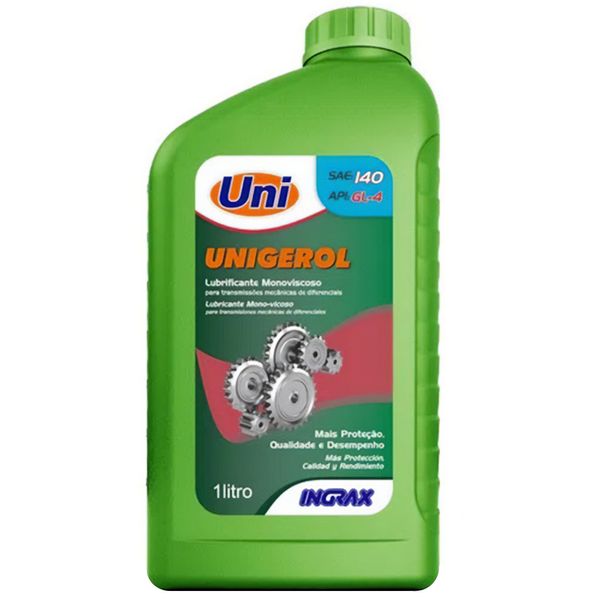 Óleo Hidráulico 140 Unigerol Ingrax 1 Litro