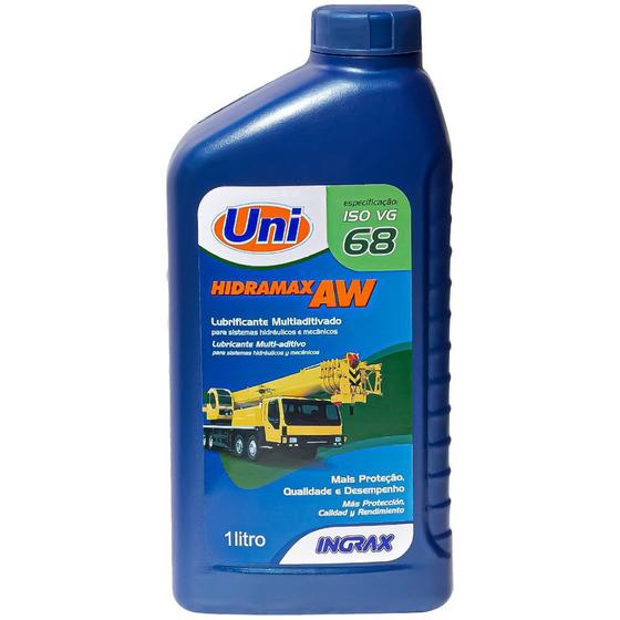 Óleo Hidráulico Compressor Ingrax Hidramax AW68 1 Litro