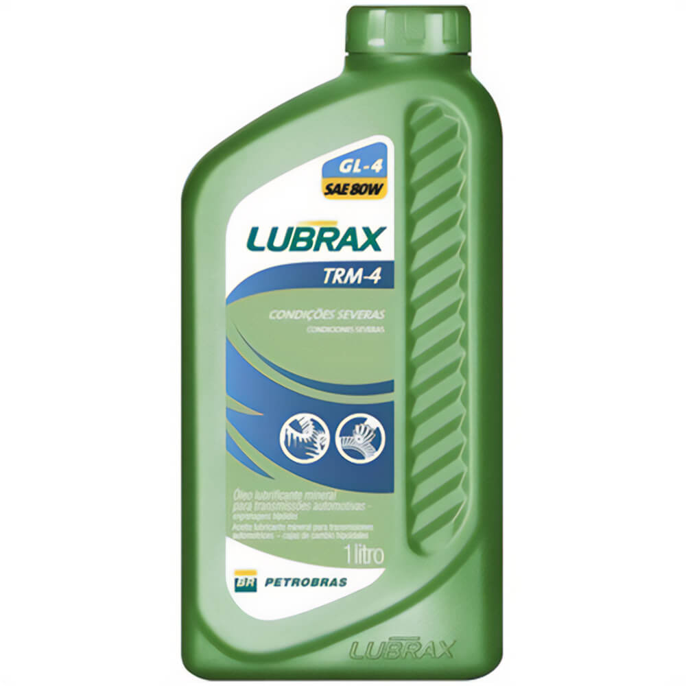 Óleo Lubrificante Engrenagem Sae 80W Lubrax GL 4 Trm 4 1 Litro