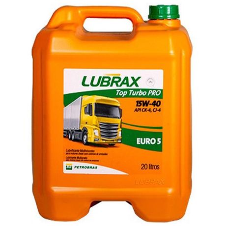 Óleo Lubrificante Mineral 15W40 Lubrax Top Turbo Pro API Ck 4 20 Litros