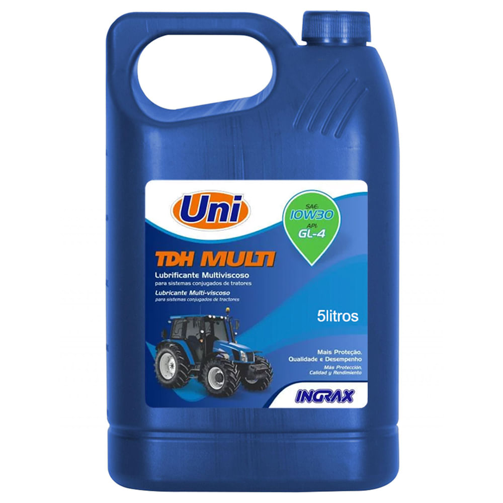 Óleo Lubrificante Multiviscoso 10W30 Ingrax Tdh Multi GL4 5 Litros
