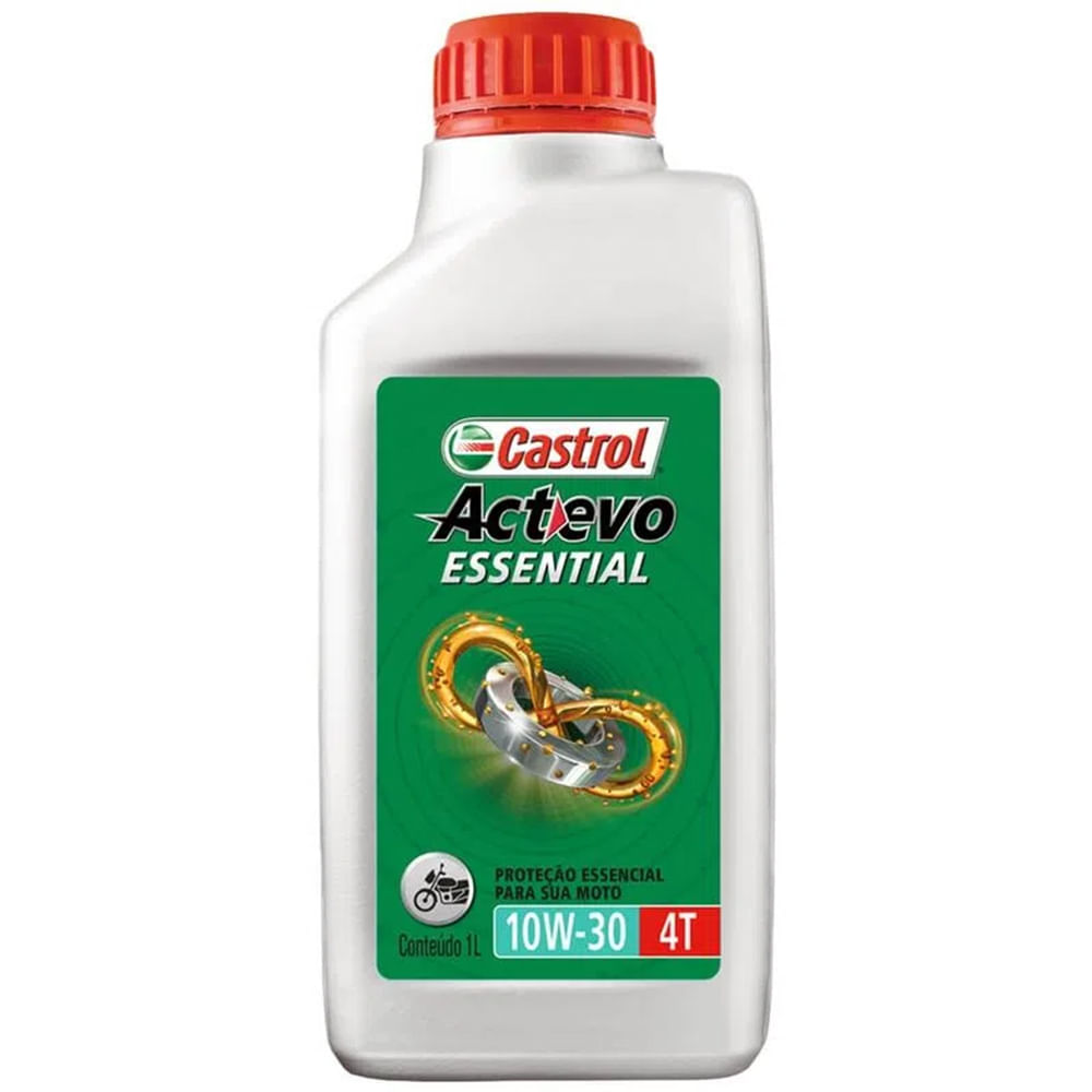 Óleo Mineral 10W30 Actevo Essential Castrol 1L Motos