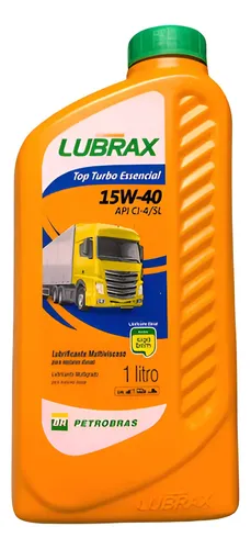 Óleo Mineral 15W40 Lubrax Top Turbo Ci 4 1 Litro