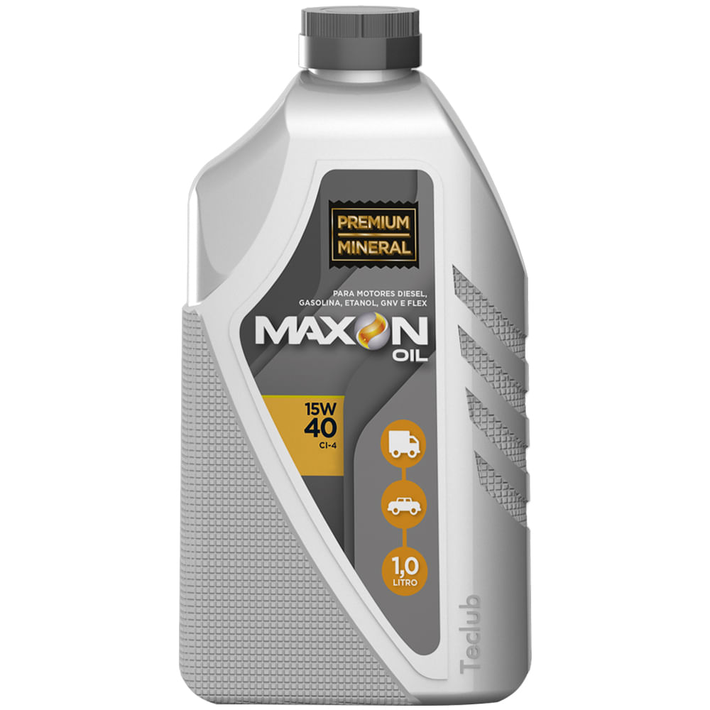 Óleo Mineral 15W40 Maxon Oil Premium Diesel CI4 1 Litro