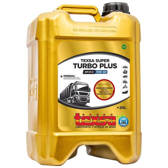 Óleo Mineral 15W40 Texsa Super Turbo Cl 4 20 Litros