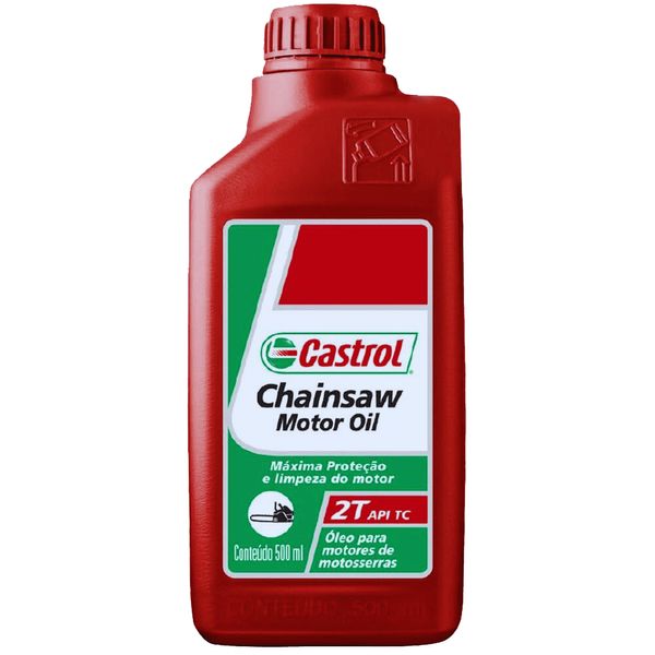 Óleo Mineral Chainsaw Oil 2T API Tc Castrol 500ML