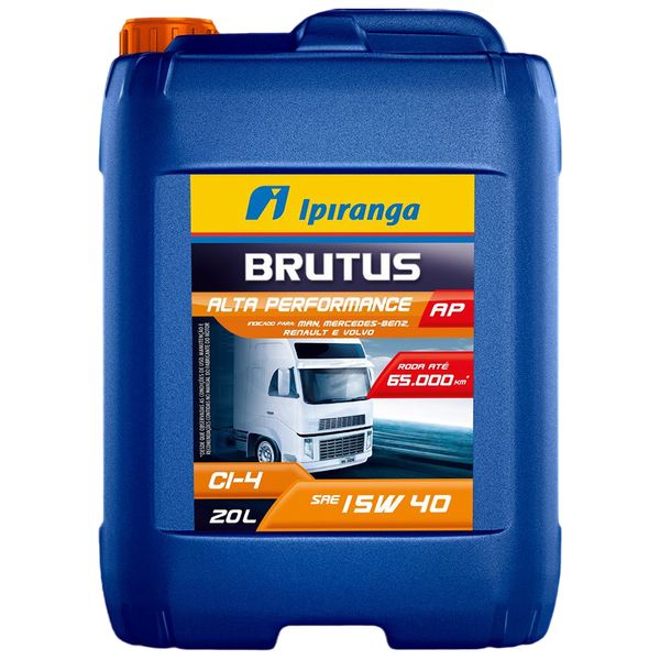 Óleo Mineral Sae 15W40 Ipiranga Brutus Performance Ci 20 Litros