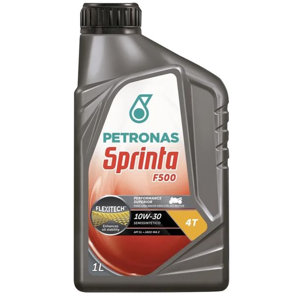 Óleo Semissintetico 10W30 Sprinta F500 4T API Sl Petronas 1 Litro