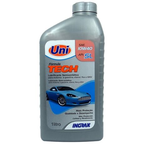 Óleo Semissintetico 10W40 Formula Tech 1 Litro Ingrax Ingrax 10229