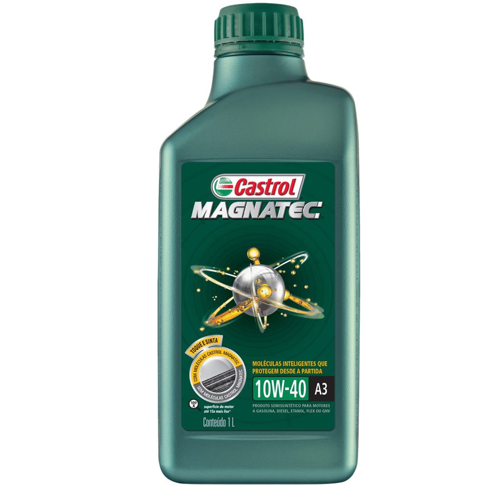 Óleo Semissintetico 10W40 Magnatec A3 Acea Castrol 1 Litro