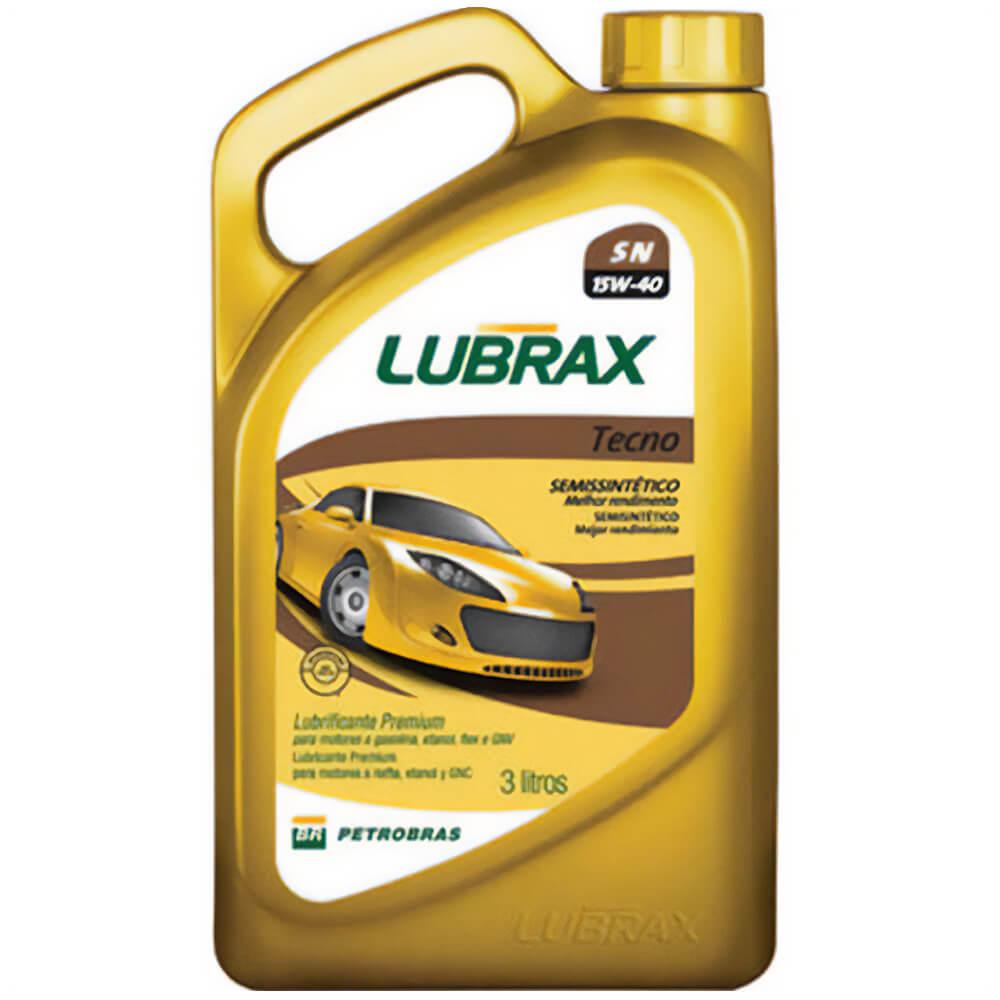 Óleo Semissintetico 15W40 Lubrax Tecno API Sn 3 Litros