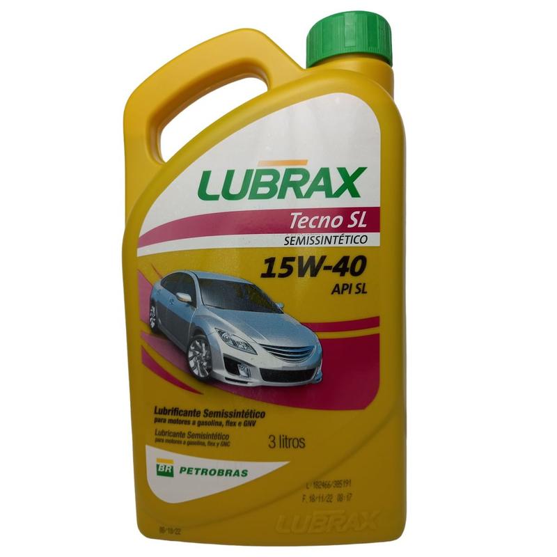 Óleo Semissintetico 15W40 Lubrax Tecno Sl 3 Litros