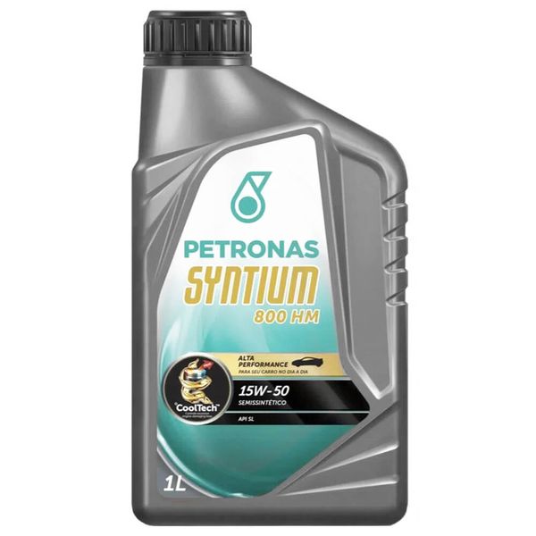 Óleo Semissintetico 15W50 Petronas Syntium 800 Hm 1 Litro
