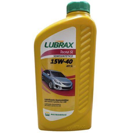 Óleo Semissintetico Sae 15W40 Lubrax Tecno Sl 500 Ml