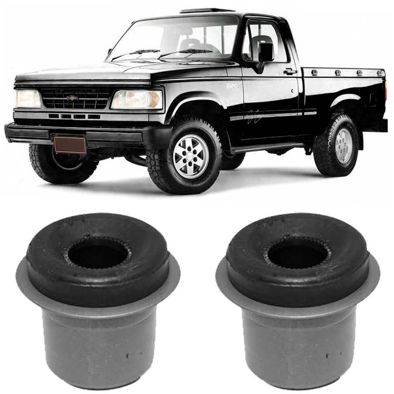 Par Bucha Bandeja Balança Chevrolet Chevy 85 95 Dianteiro Menor Axios