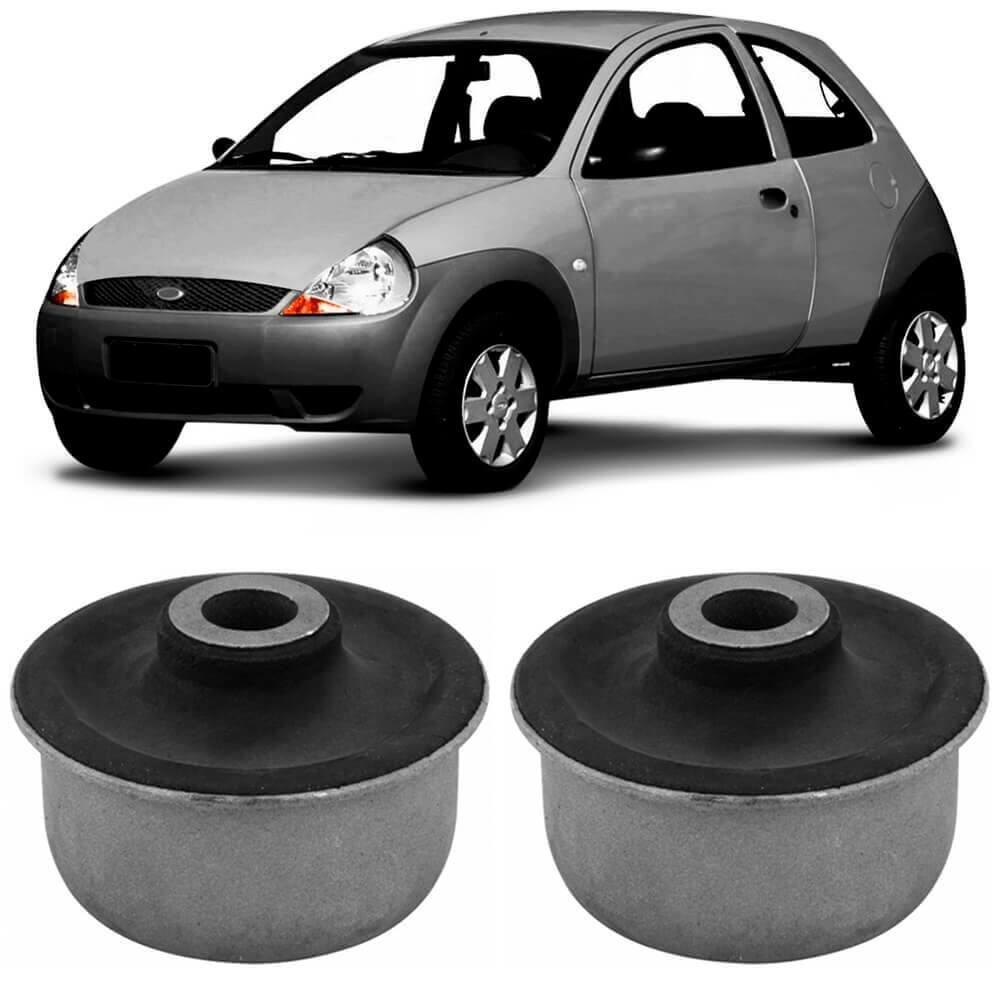 Par Bucha Bandeja Balança Ford Ka 97 2007 Dianteira Maior Axios