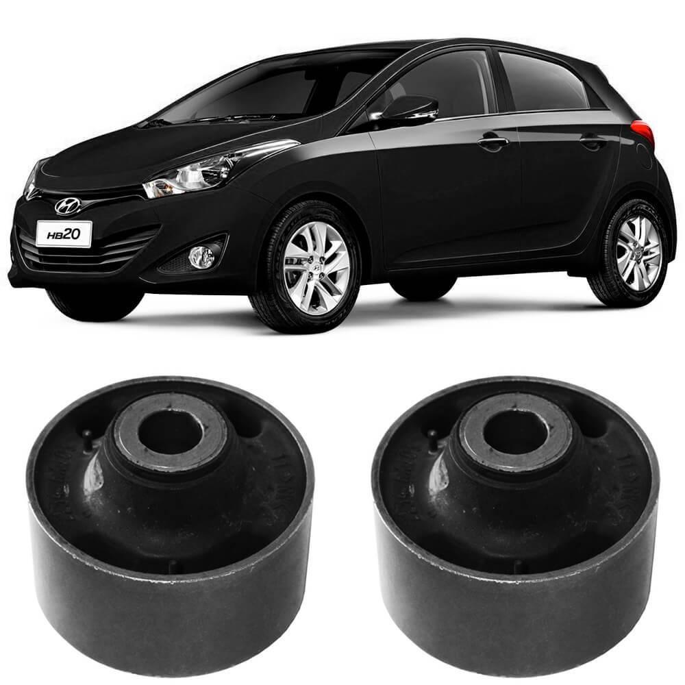 Par Bucha Bandeja Balança Hyundai HB20 2013 2019 Dianteira Maior Axios