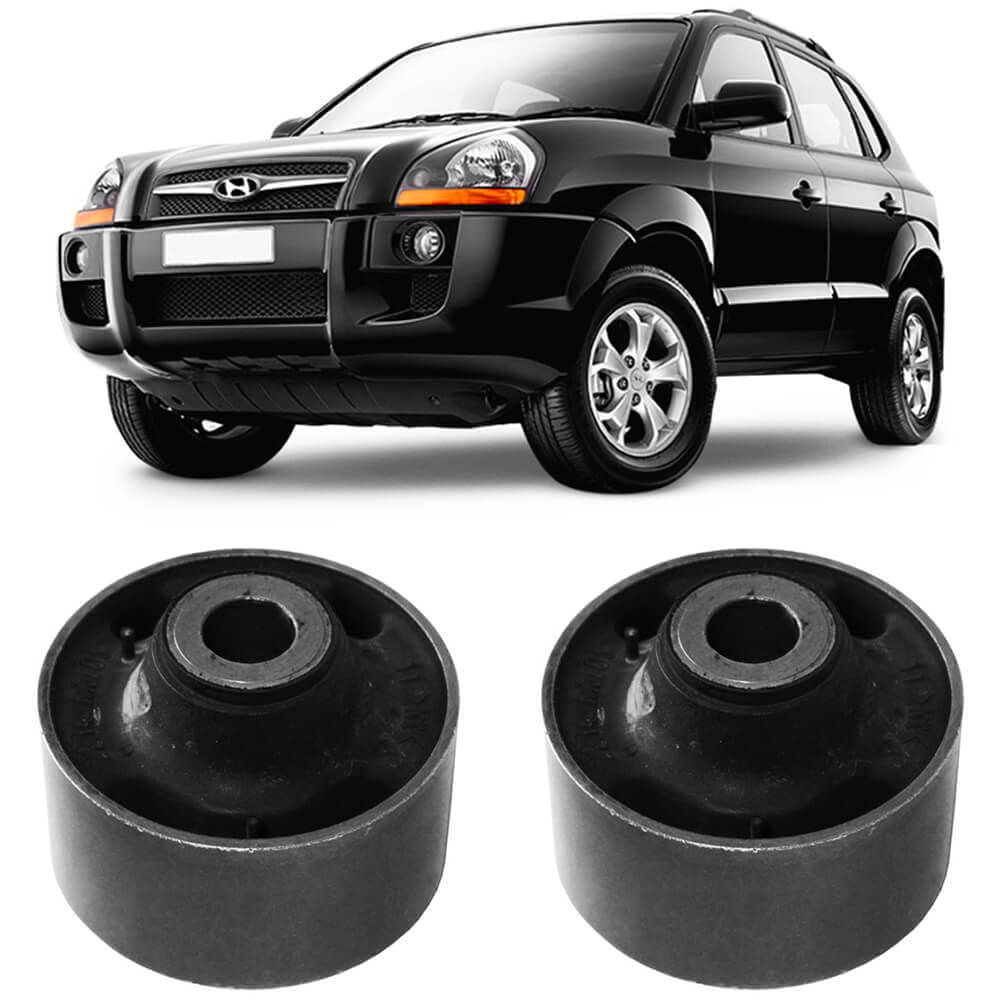 Par Bucha Bandeja Balança Hyundai Tucson 2005 2018 Dianteira Maior Axios