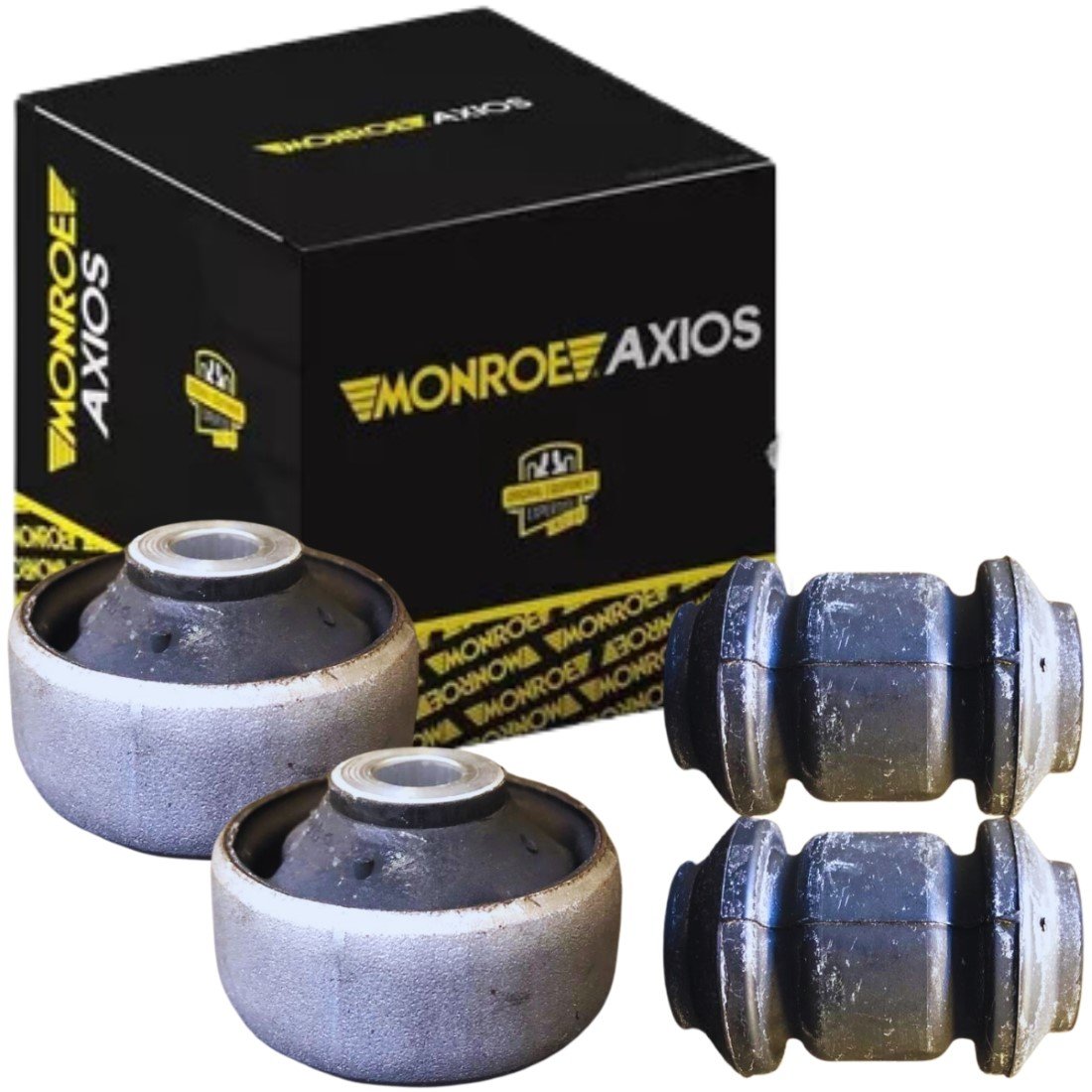 Par Bucha Bandeja VW Saveiro 88 2014 Dianteiro Maior Axios
